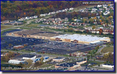 Aerial photo - shopping center in Medina, Ohio